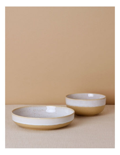 Esperance Pasta Bowl 21.5cm in Wiped Edge