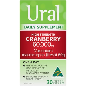 Ural High Strength Cranberry Daily Supplement 30 pack