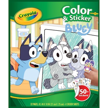 Crayola Color & Sticker Bluey each