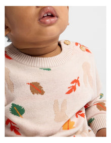 Jacquard Knit Jumper in Multi