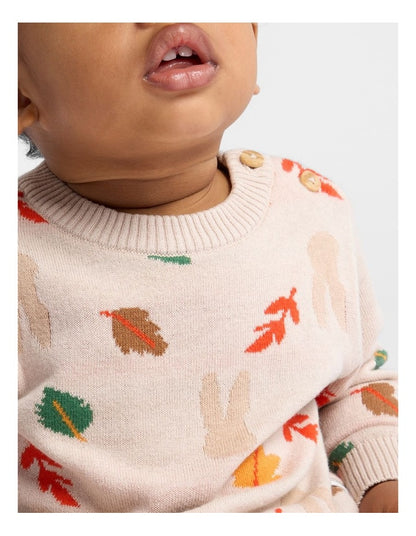 Jacquard Knit Jumper in Multi