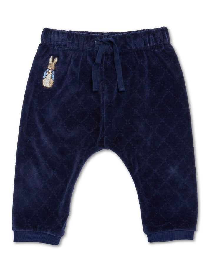Velour Trackpant in Blue