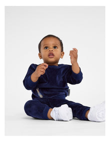Velour Trackpant in Blue