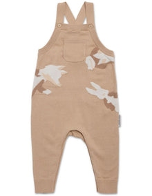 Jacquard Knit Overall in Grey