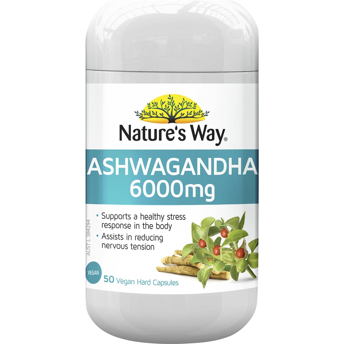 Nature's Way Ashwagandha Hard Capsules 50 pack