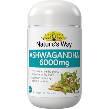 Nature's Way Ashwagandha Hard Capsules 50 pack