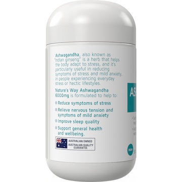 Nature's Way Ashwagandha Hard Capsules 50 pack