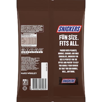 Snickers Milk Chocolate Party Share Bag 20 pack