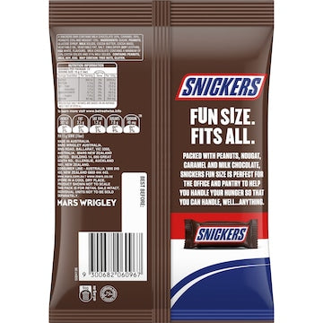 Snickers Milk Chocolate Party Share Bag 12 pack
