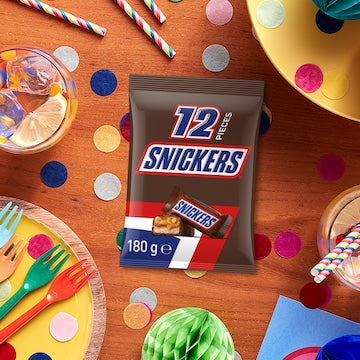 Snickers Milk Chocolate Party Share Bag 12 pack