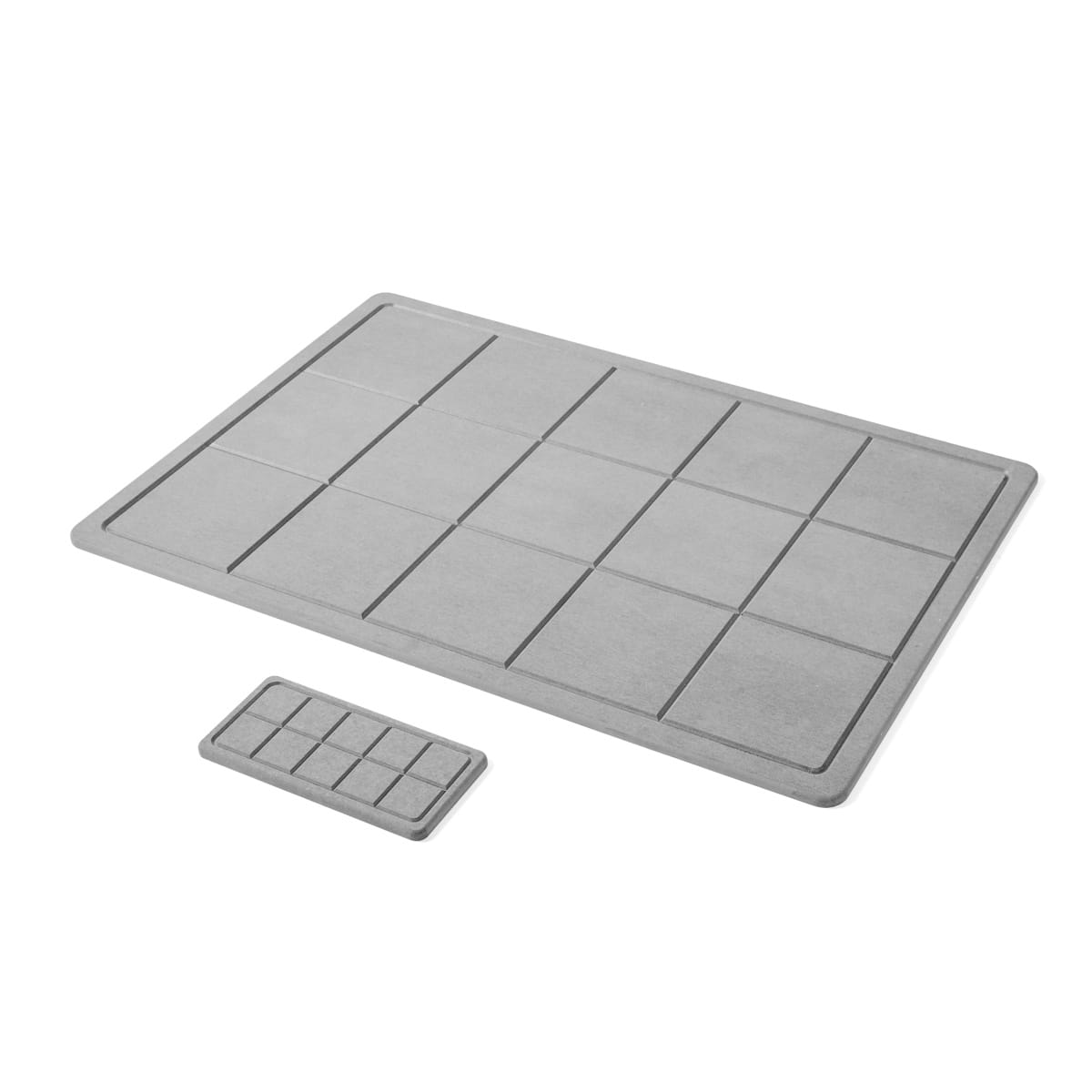 Stone Dry Bathmat and Tray Set