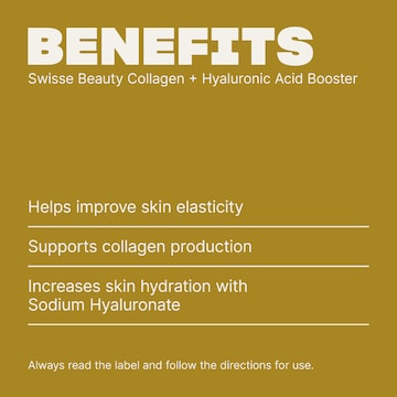 Swisse Beauty Collagen + Hyaluronic Acid Booster Tablets 80 pack