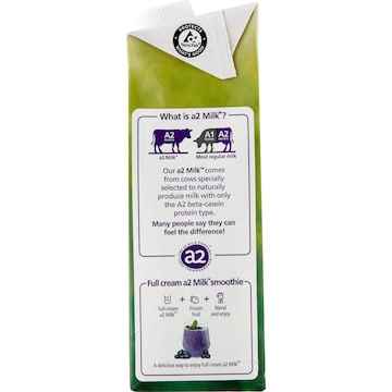 a2 Milk Full Cream Long Life UHT 1L