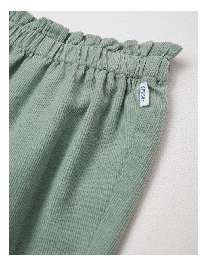 Micro Cord Pants in Grey