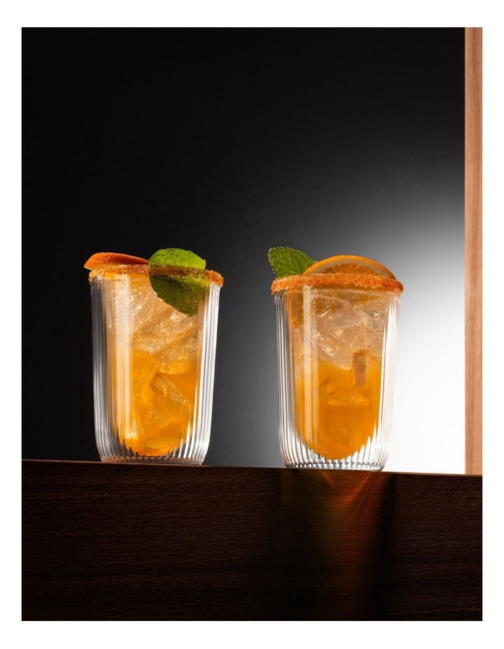 Douro Double Wall Glass Small 250ml 2 Piece in Clear