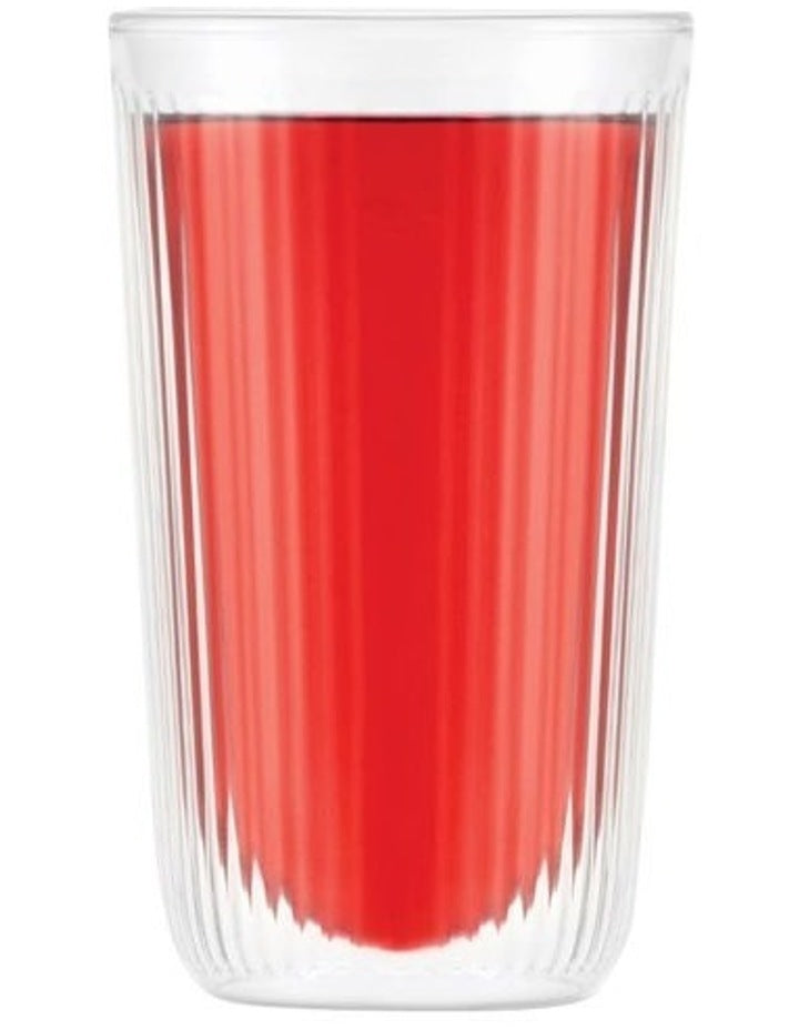 Douro Double Wall Glass Medium 350ml 2Piece in Clear