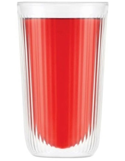 Douro Double Wall Glass Medium 350ml 2Piece in Clear