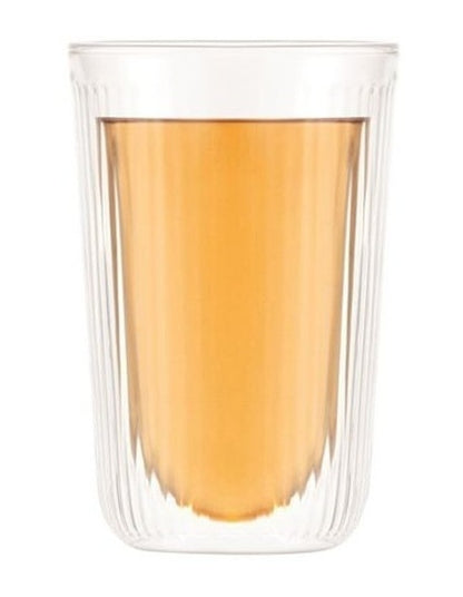 Douro Double Wall Glass Large 450ml 2 Piece in Clear