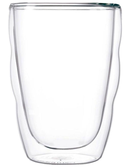 Pilatus Double Wall Glass Medium 350ml 2 Piece in Clear