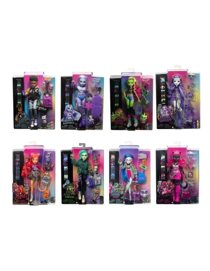 Monster High Fashion Doll with Pet and Accessories