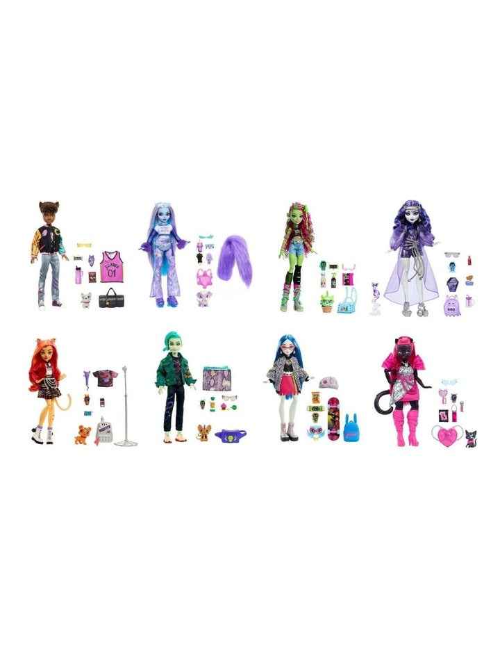 Monster High Fashion Doll with Pet and Accessories