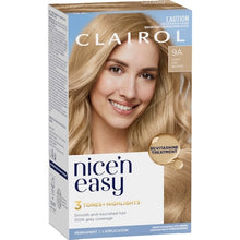 Clairol Nice 'N Easy Permanent 9A Lght Ash Blonde Hair Colour each