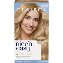 Clairol Nice 'N Easy Permanent 9A Lght Ash Blonde Hair Colour each