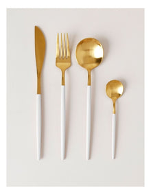 Remy 16pc Cutlery Set in White