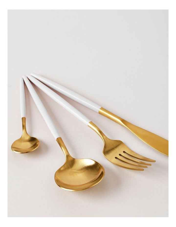 Remy 16pc Cutlery Set in White