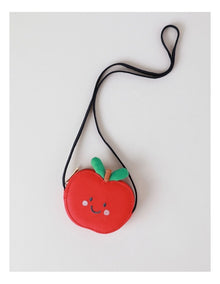 Crossbody Apple Bag in Red