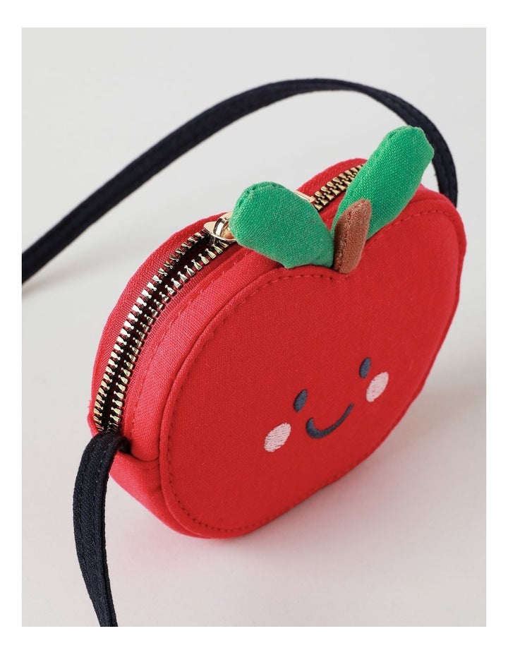 Crossbody Apple Bag in Red