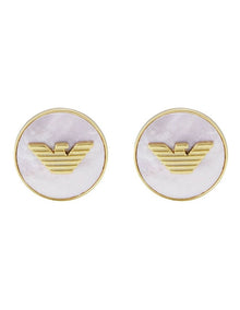 EGS3141710 Eagle Logo Earring in Gold