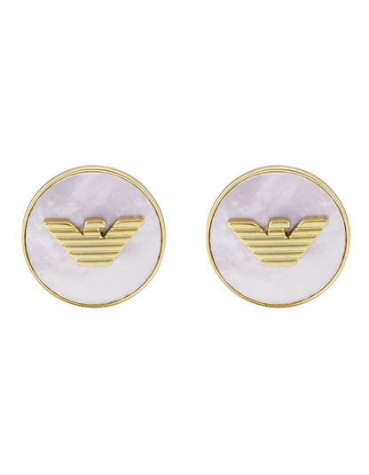 EGS3141710 Eagle Logo Earring in Gold