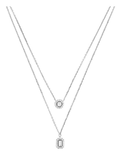MKC1745CZ040 Premium Necklace in Silver