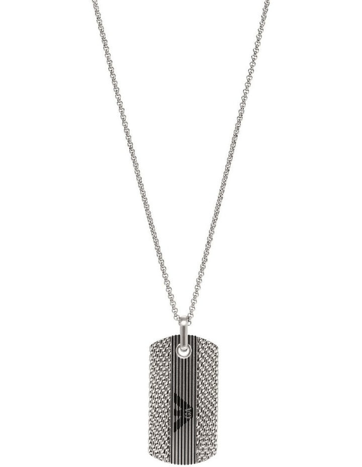 EGS3149040 Eagle Logo Necklace in Silver