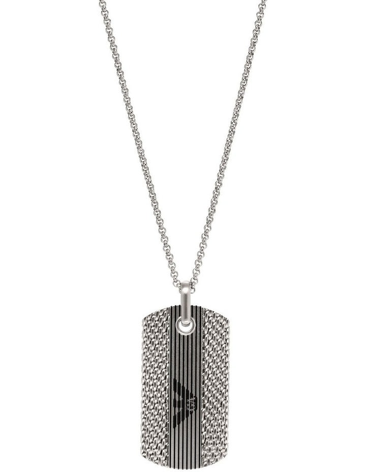 EGS3149040 Eagle Logo Necklace in Silver