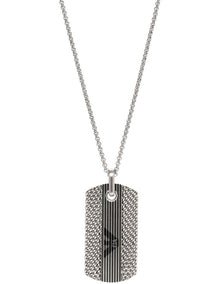 EGS3149040 Eagle Logo Necklace in Silver