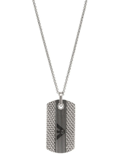 EGS3149040 Eagle Logo Necklace in Silver