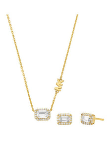 MKC1759CZSET Premium Jewellery Set in Gold