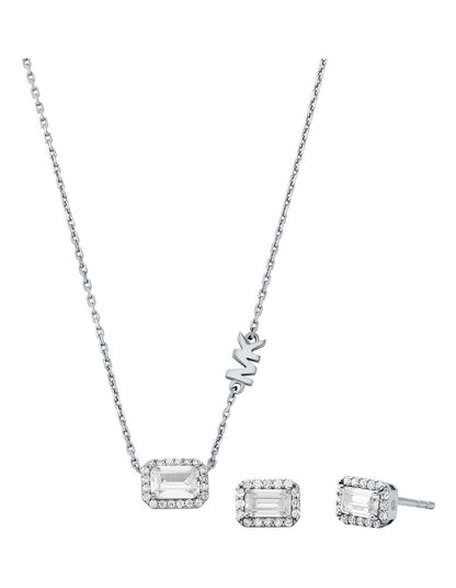 MKC1760CZSET Premium Jewellery Set in Silver