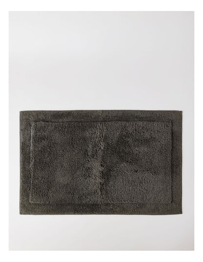 Sylvia Bath Mat in Charcoal