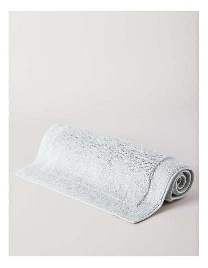 Sylvia Bath Mat in Silver