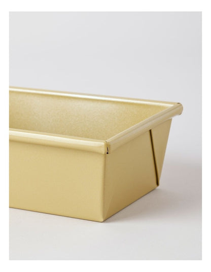 Non-Stick Folded Loaf Pan 23x12.5x7cm - Gold