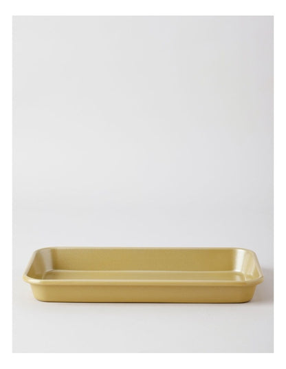 Non-Stick Brownie Pan 32x18x3.5cm - Gold