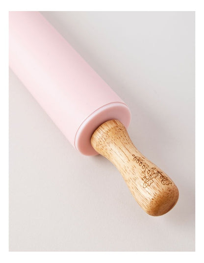 Cloudy Silicone Rolling Pin 30cm - Pink