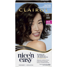 Clairol Nice 'N Easy Permanent 3.5 Darkest Brown Hair Colour each