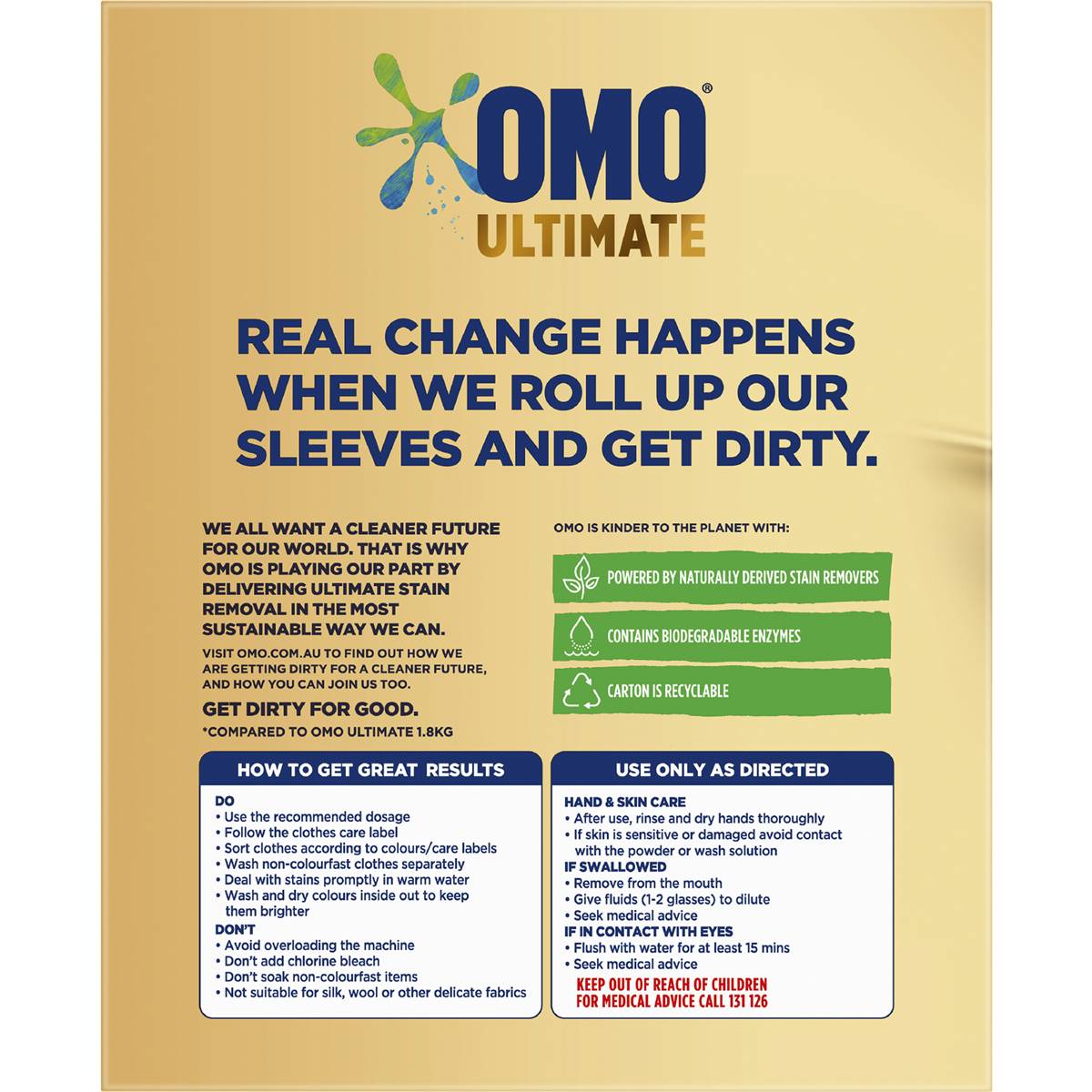 OMO Ultimate Washing Powder 2Kg