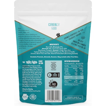 Blue Frog Keto Almond Peanut & Raspberry Cereal 300g