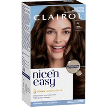 Clairol Nice 'N Easy Permanent 4 Dark Brown Hair Colour each
