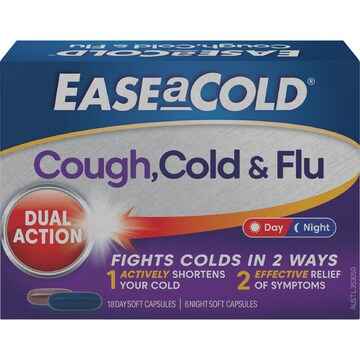 EASEaCOLD Tablets Cough Cold & Flu 24 pack